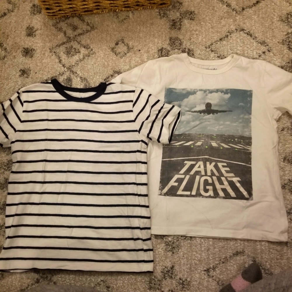 Two Crewcut Boys T-shirt Size 8